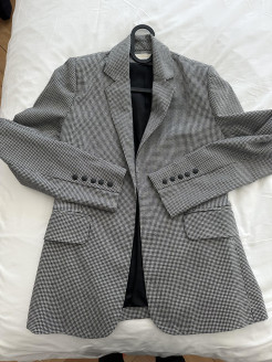 Blazer mit Karomuster - Mademoiselle D