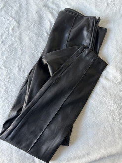 Zara leather leggings