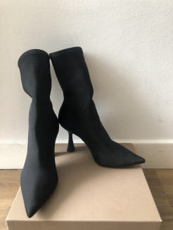 Bianca Di heeled sock boots