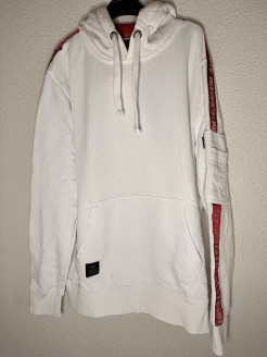 Pullover ALPHA INDUSTRIES WEISS S