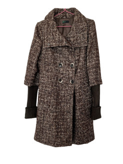 Wool coat Stile Benetton in Brown