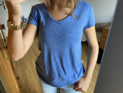 T-Shirt blau hollister