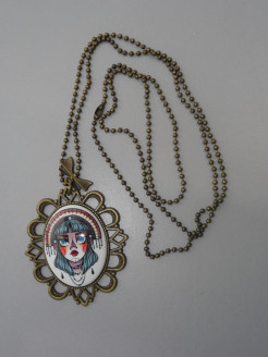 Ceramic necklace - Virginie B, 3