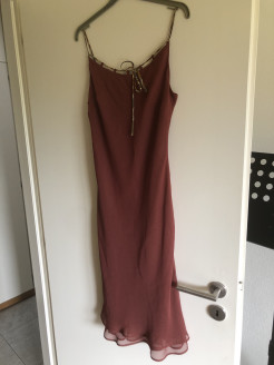 Reddish brown dress Caroll size 42