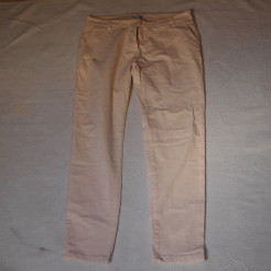 pantalon velours côtelé blanc