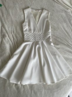 Robe blanche Maje