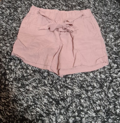 Short en coton rose