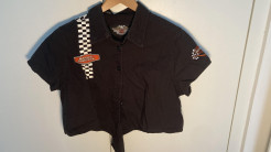 Vintage Harley Davidson short shirt