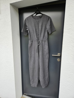 Grey jumpsuit. Autumn winter