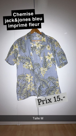 Flower pattern shirt