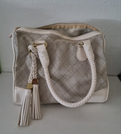 Small off-white handbag
