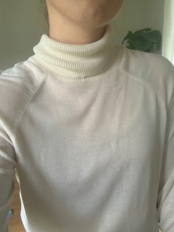 Sweater - white - S - Viscose
