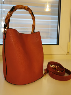 Brick-coloured bag