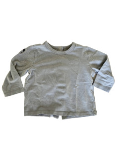 T-shirt gris/bleu