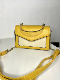 Sac jaune à bandoulière 