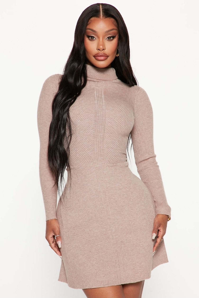 Turtleneck dress