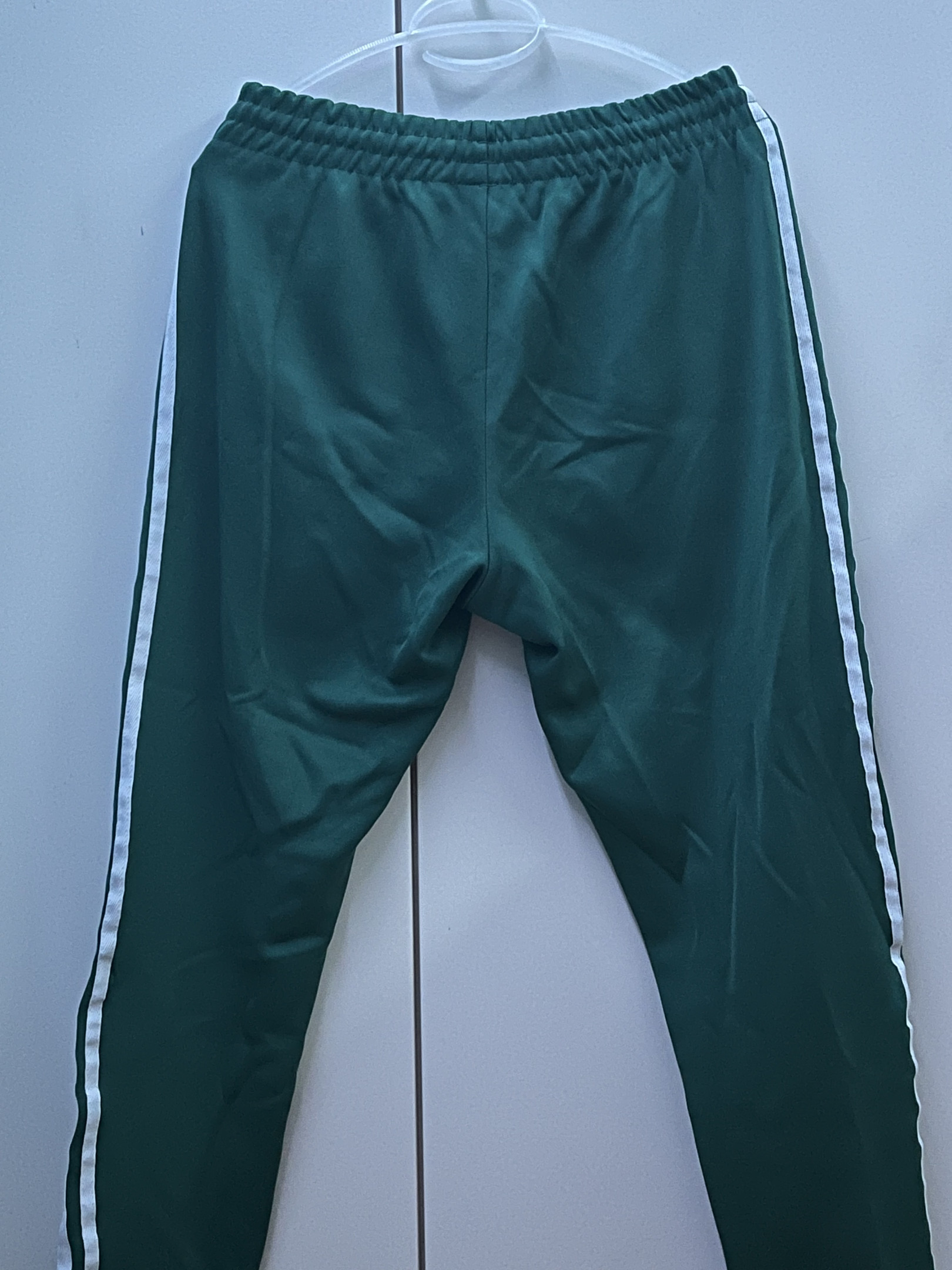 Adidas green and grey jogging suit