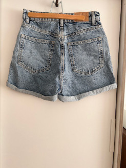 Short en jeans