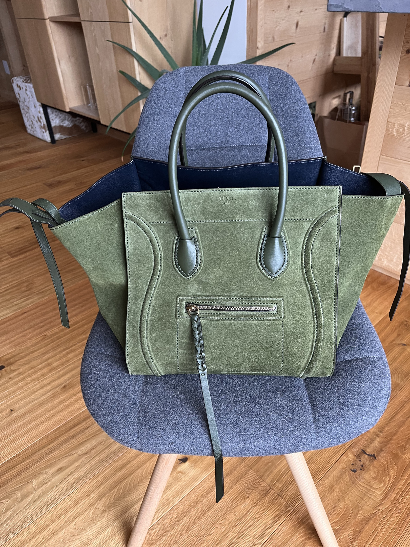 Celine suede phantom bag hotsell