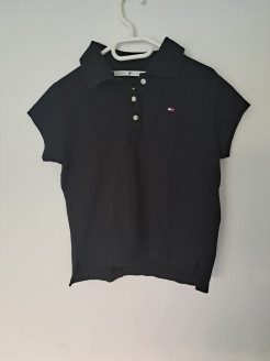 Tommy Hilfiger black polo shirt