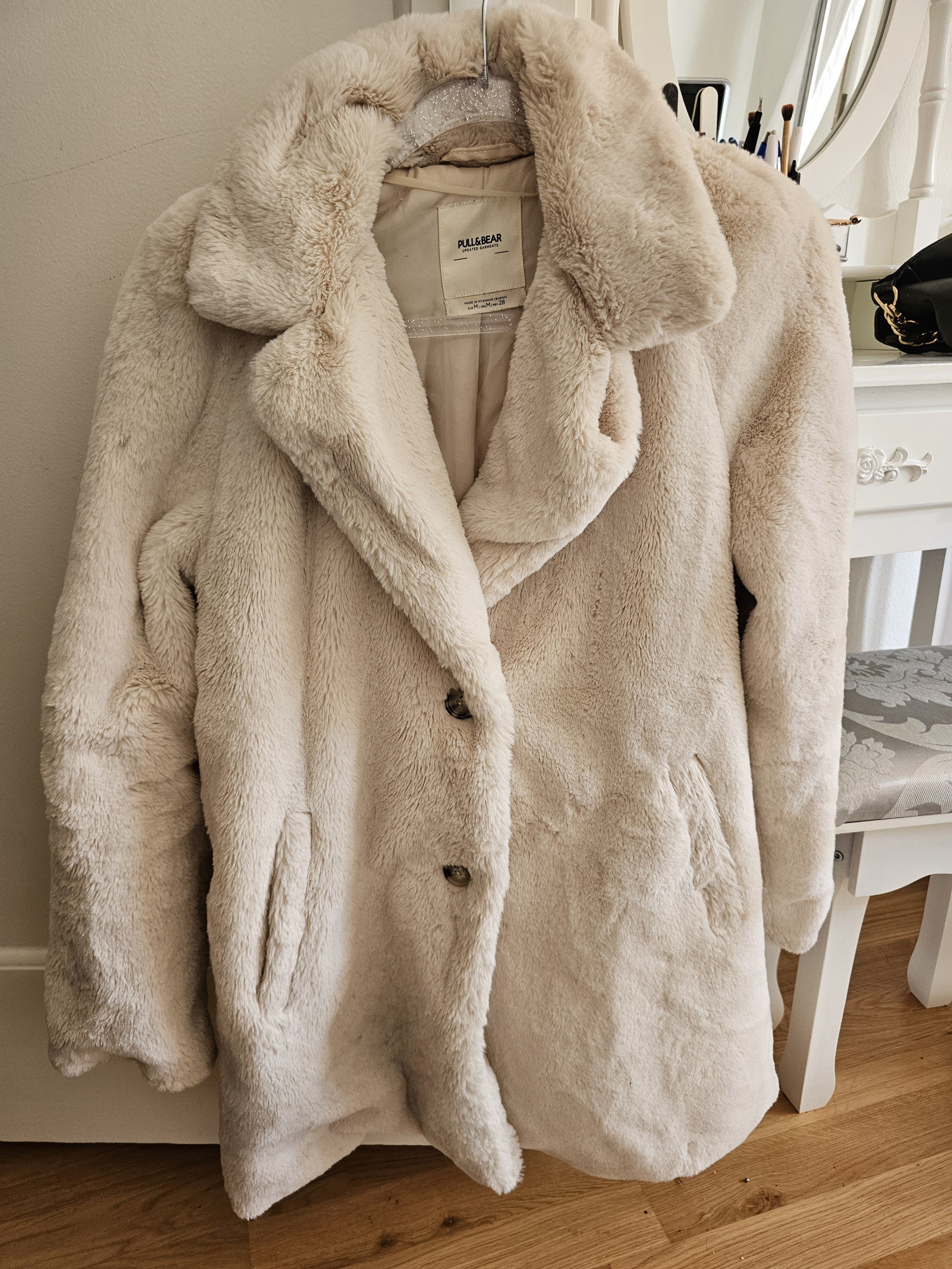 Faux fur coat