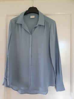 Sky blue blouse