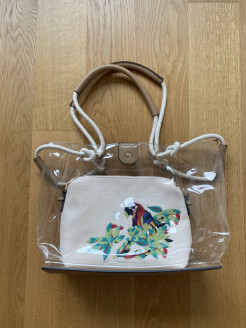 Transparent shopping bag + pouch