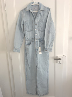 ZARA denim jumpsuit