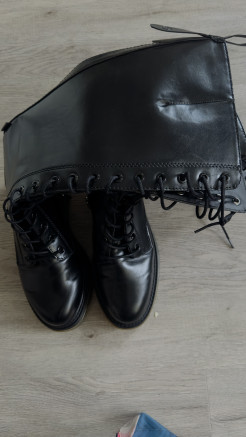 Tamaris black boots 38