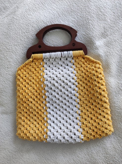 Macramé summer bag