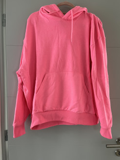 Langes Kapuzensweatshirt