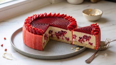 Charlotte à la framboise façon Yann Brys