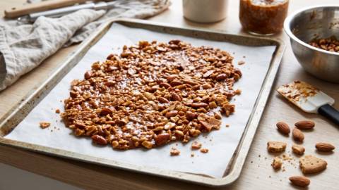 Croustillant praliné amande