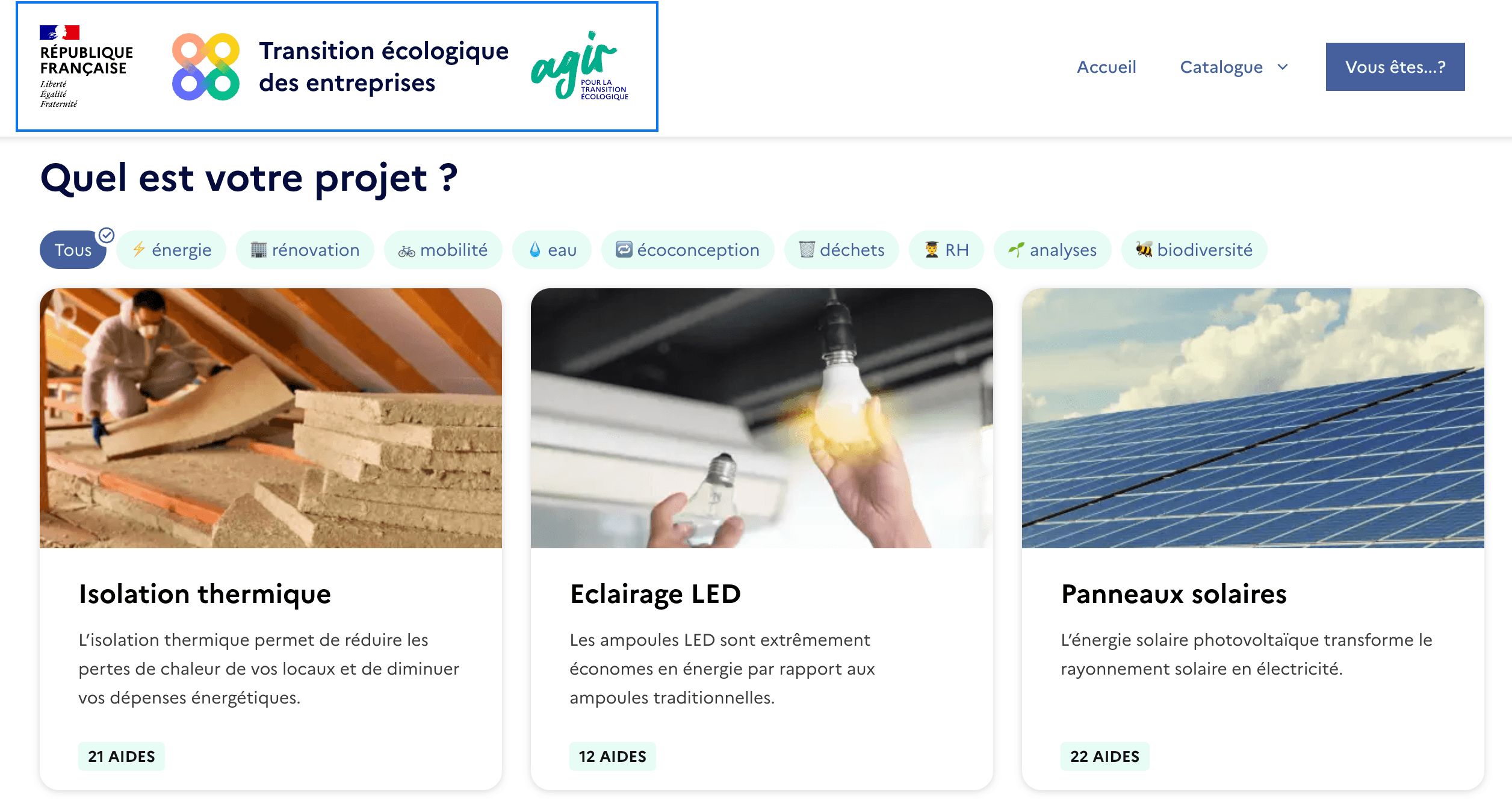 Ademe - transition écologique des entreprises