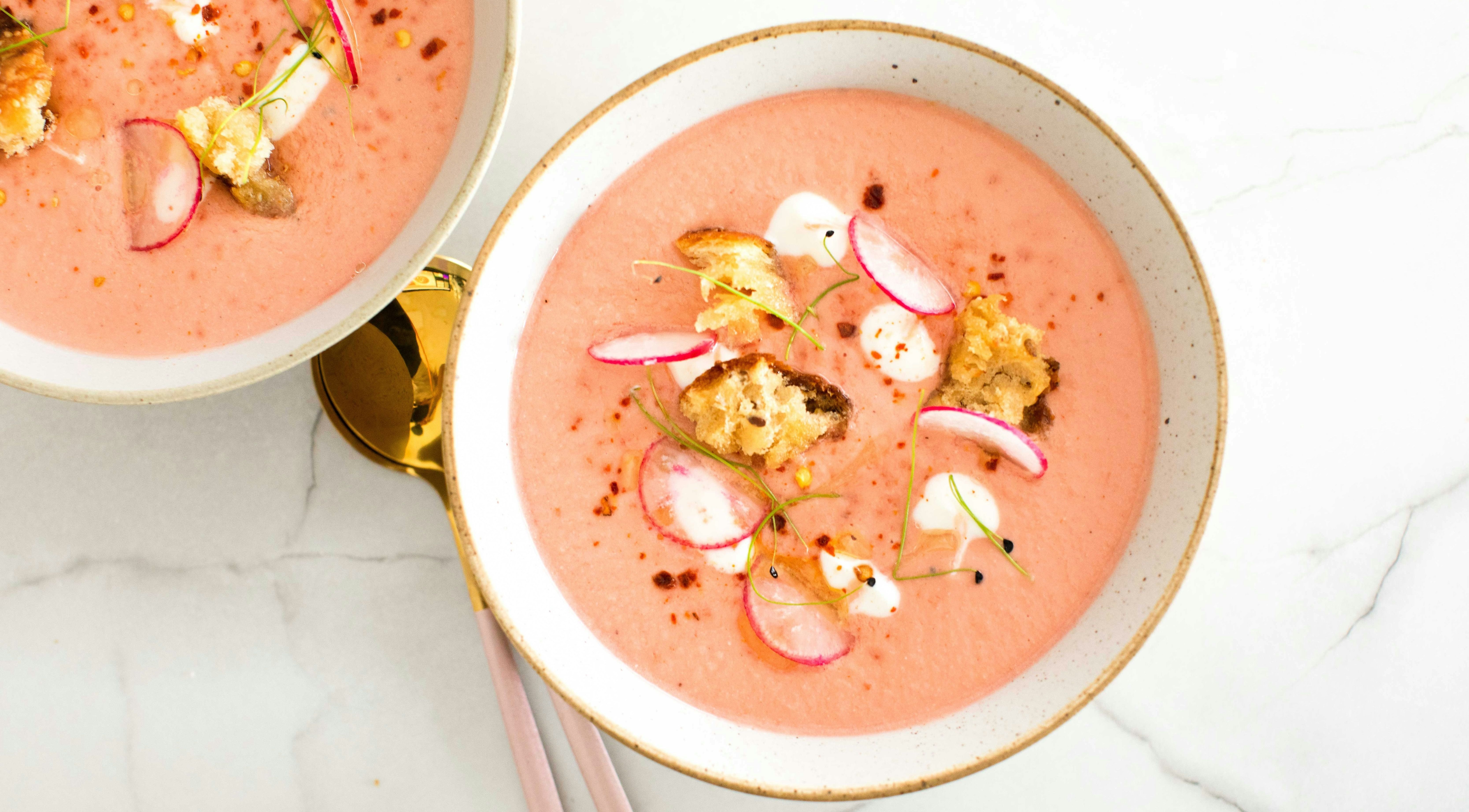 recettes de soupes froides pour l'été