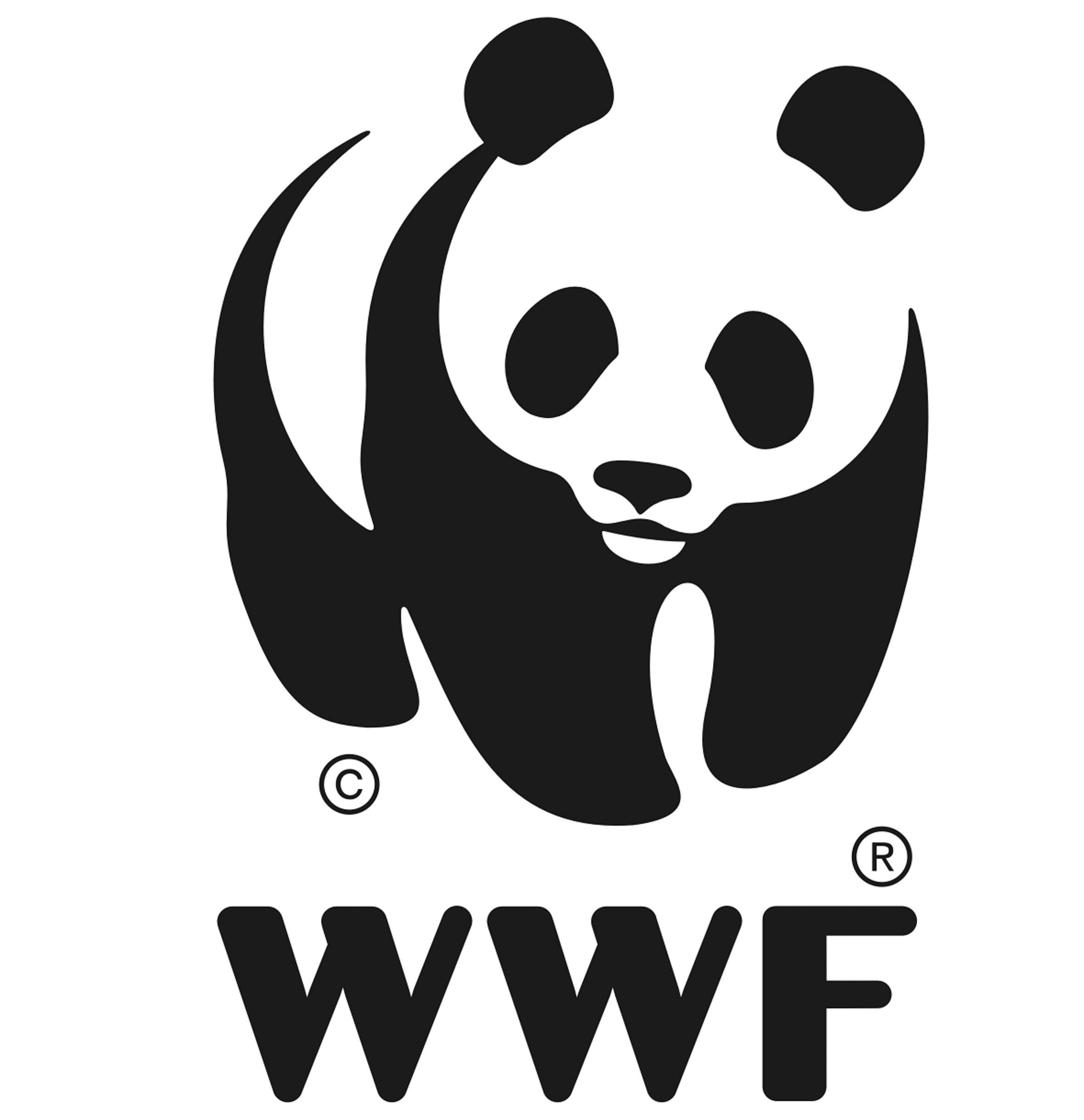 Logo de la WWF représentant un panda