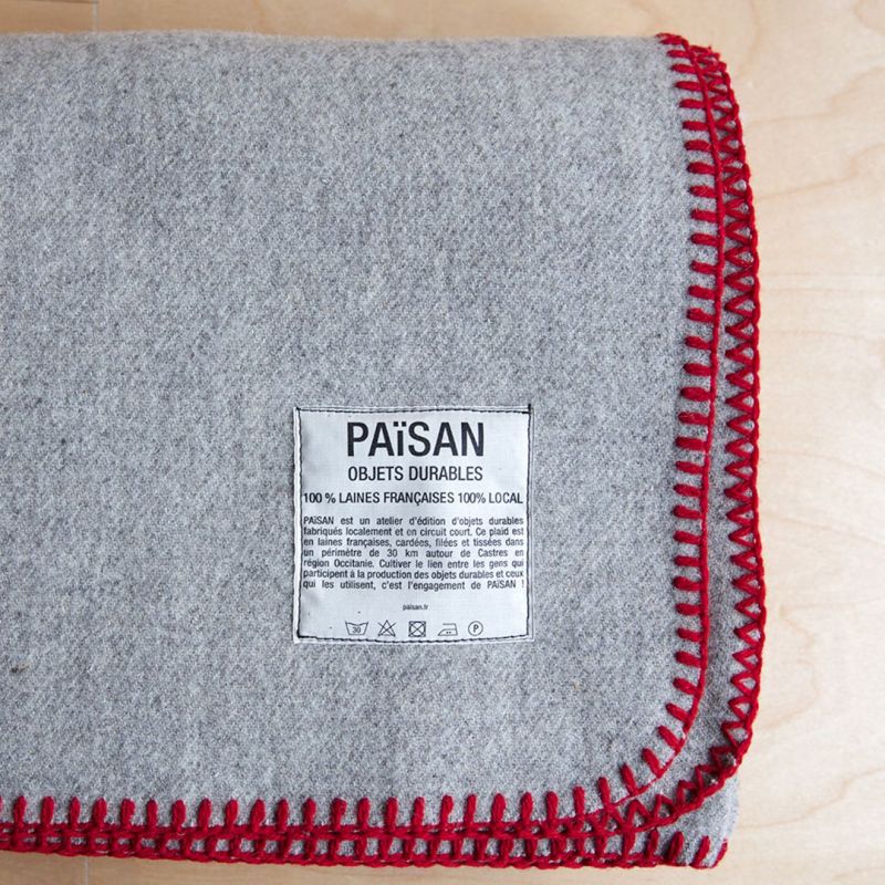 Plaid en laine vierge Paisan