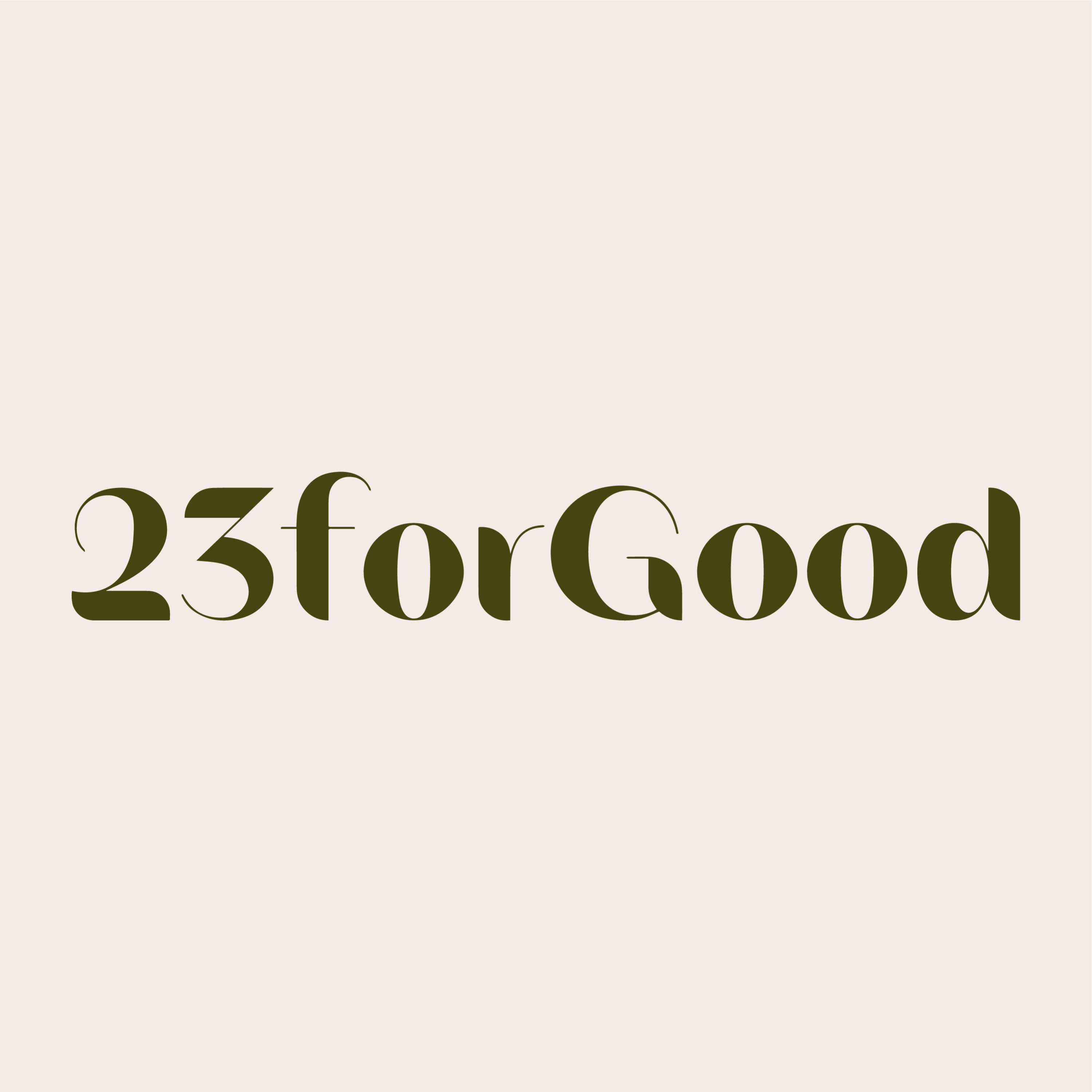 logo de la marque 23ForGood