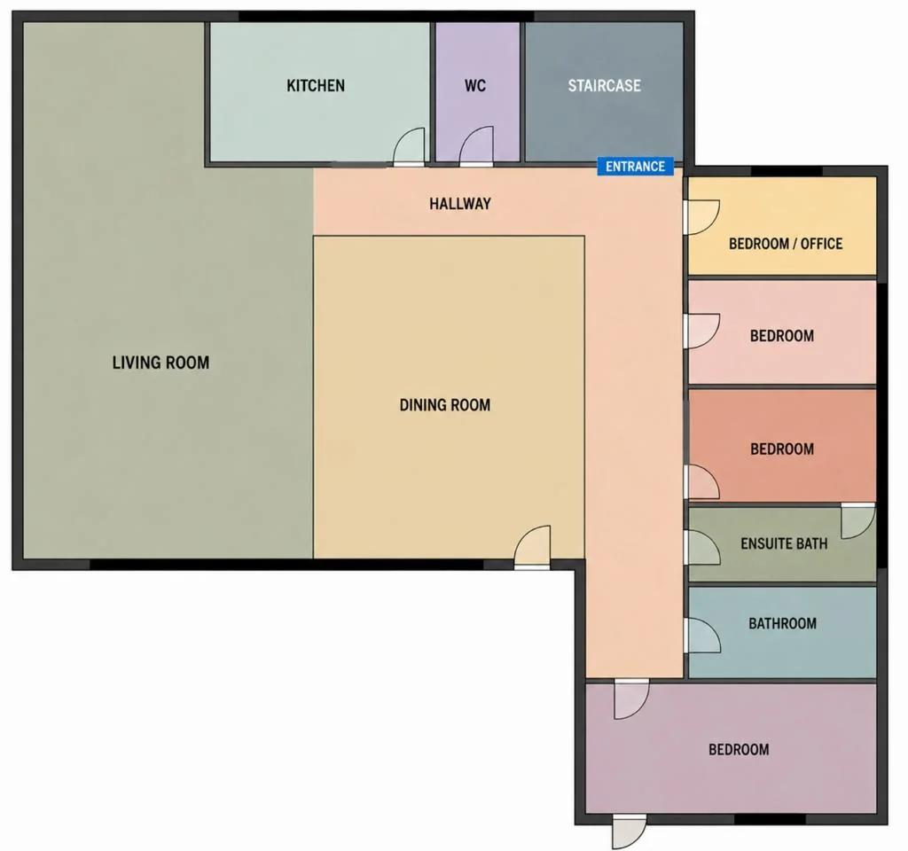 Befristet, möbliert: äusserst stilvolle 6.5-Zimmer Gartenwohnung