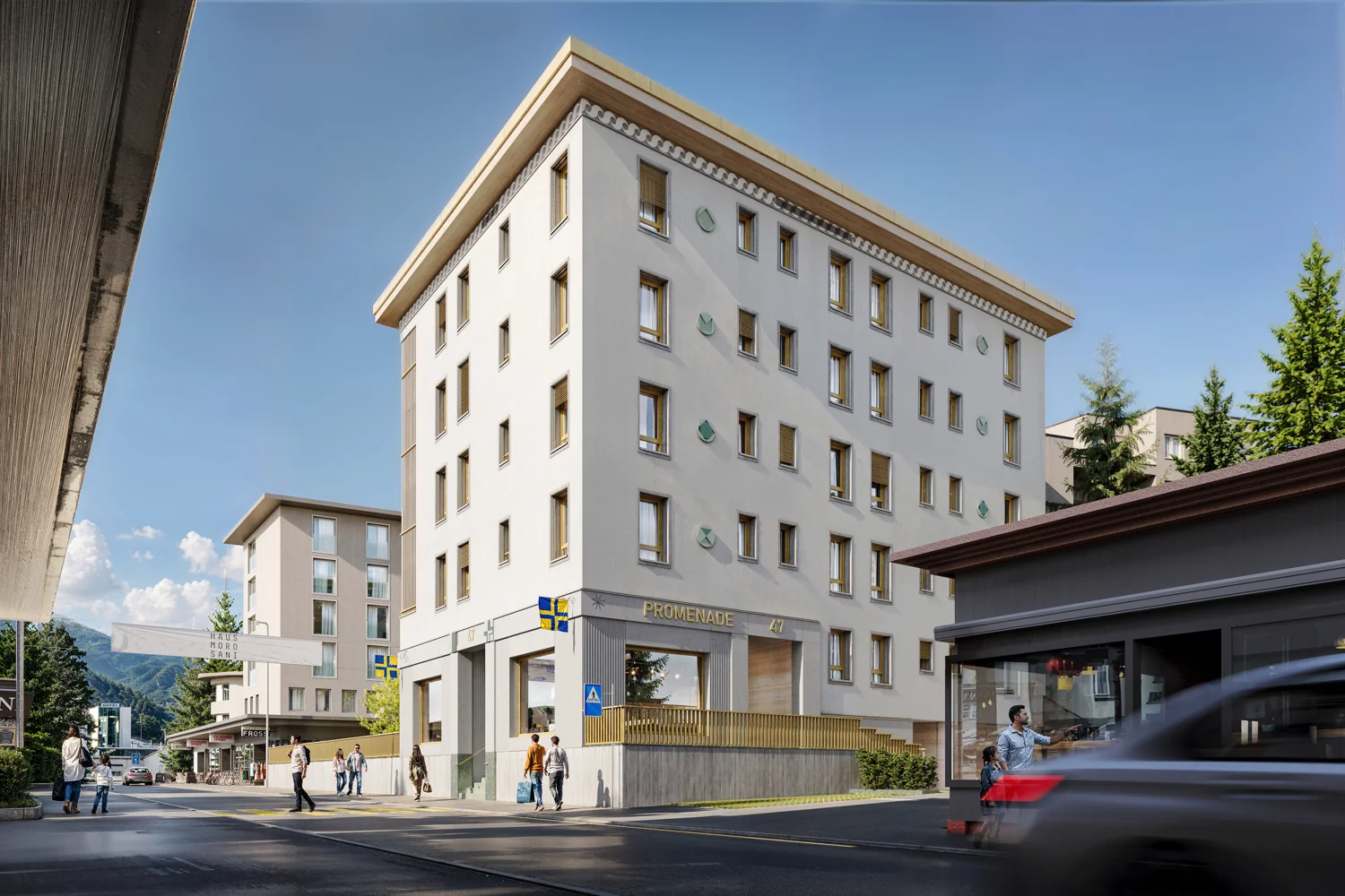 3.5-Zimmer-Wohnung 1. OG – Haus Morosani