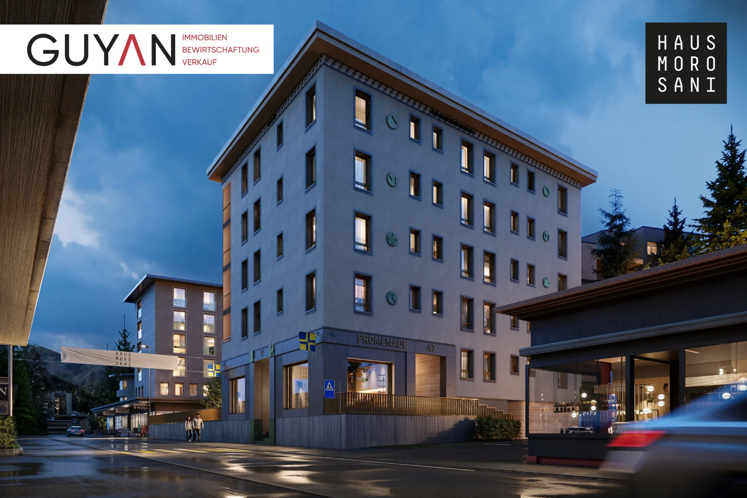 3.5-Zimmer-Wohnung 1. OG – Haus Morosani
