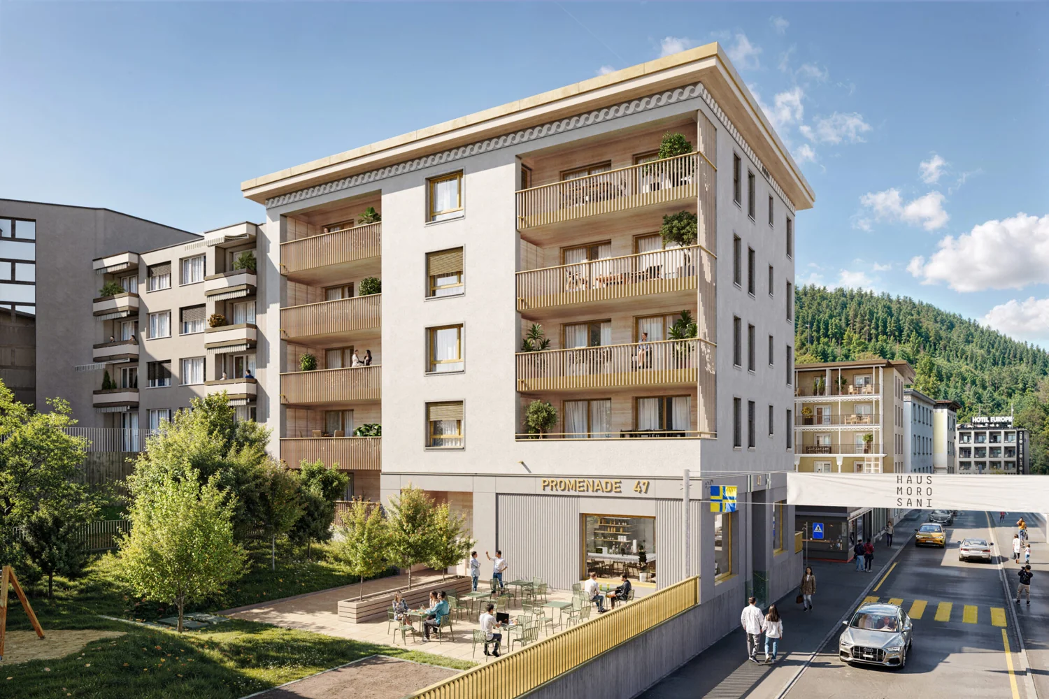 3.5-Zimmer-Wohnung 1. OG – Haus Morosani