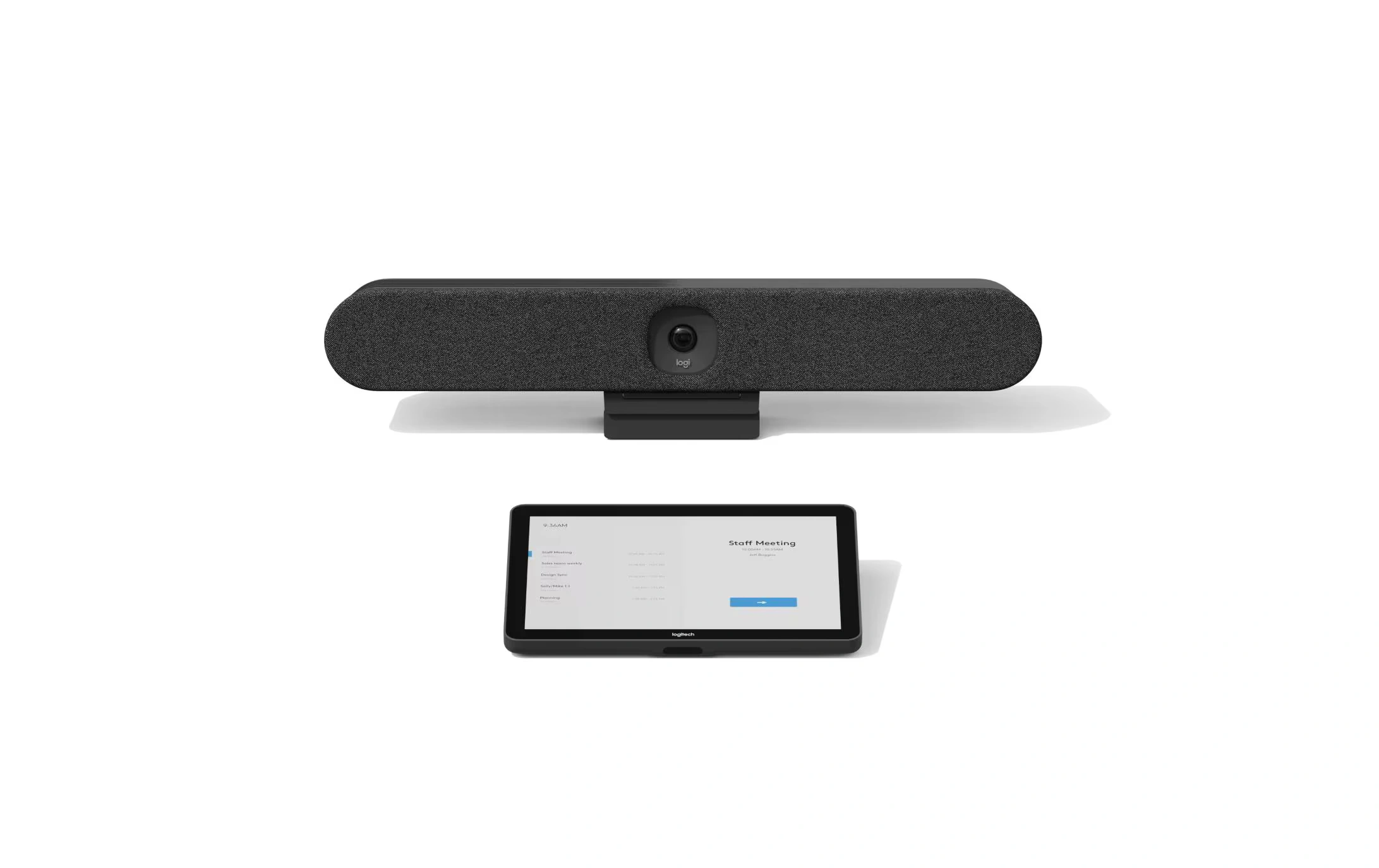 Logitech Rally Bar Huddle Video Collaboration Bar + Tap IP 4K/UHD 8