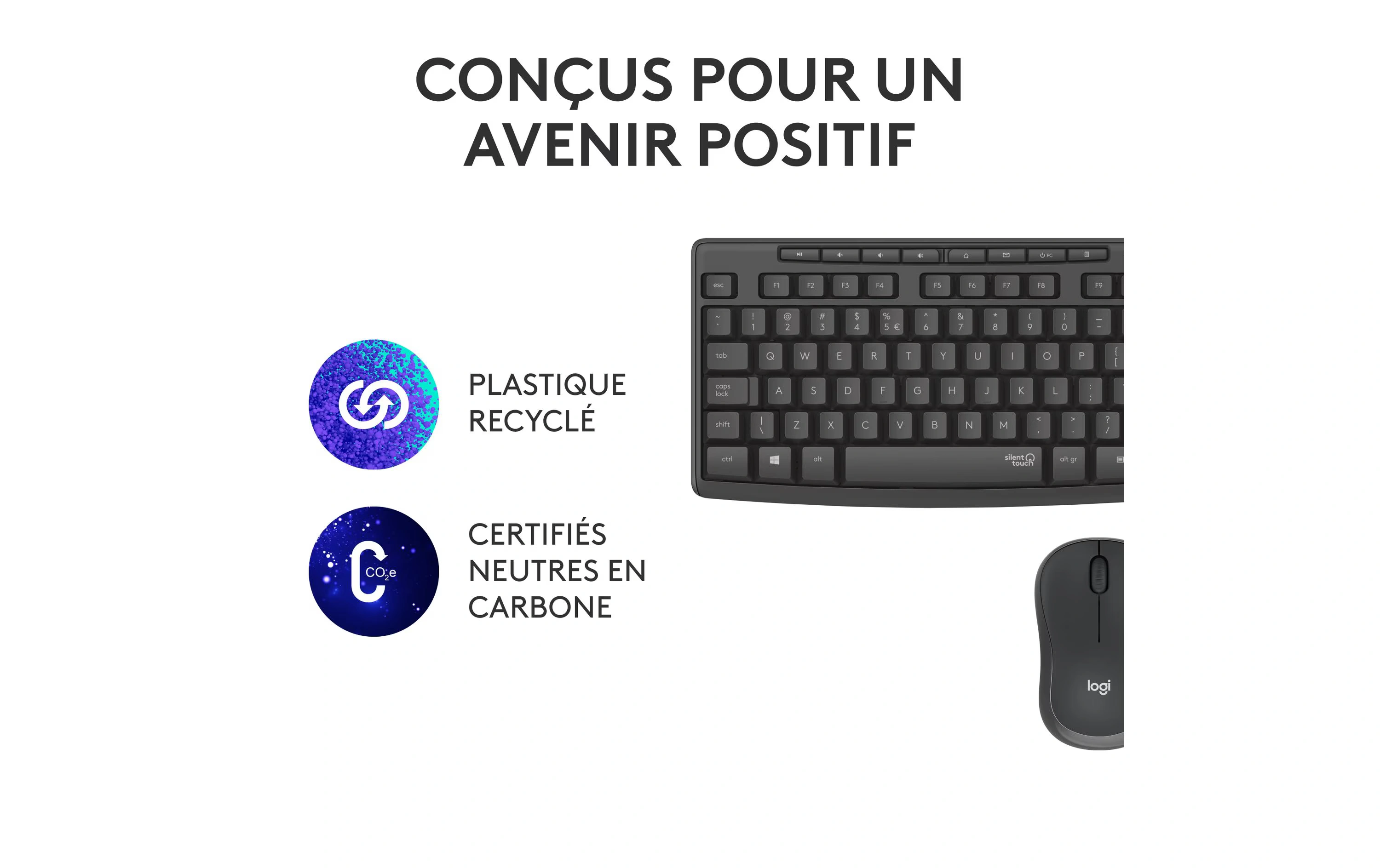 Logitech clavier-souris MK295 Graphite 4