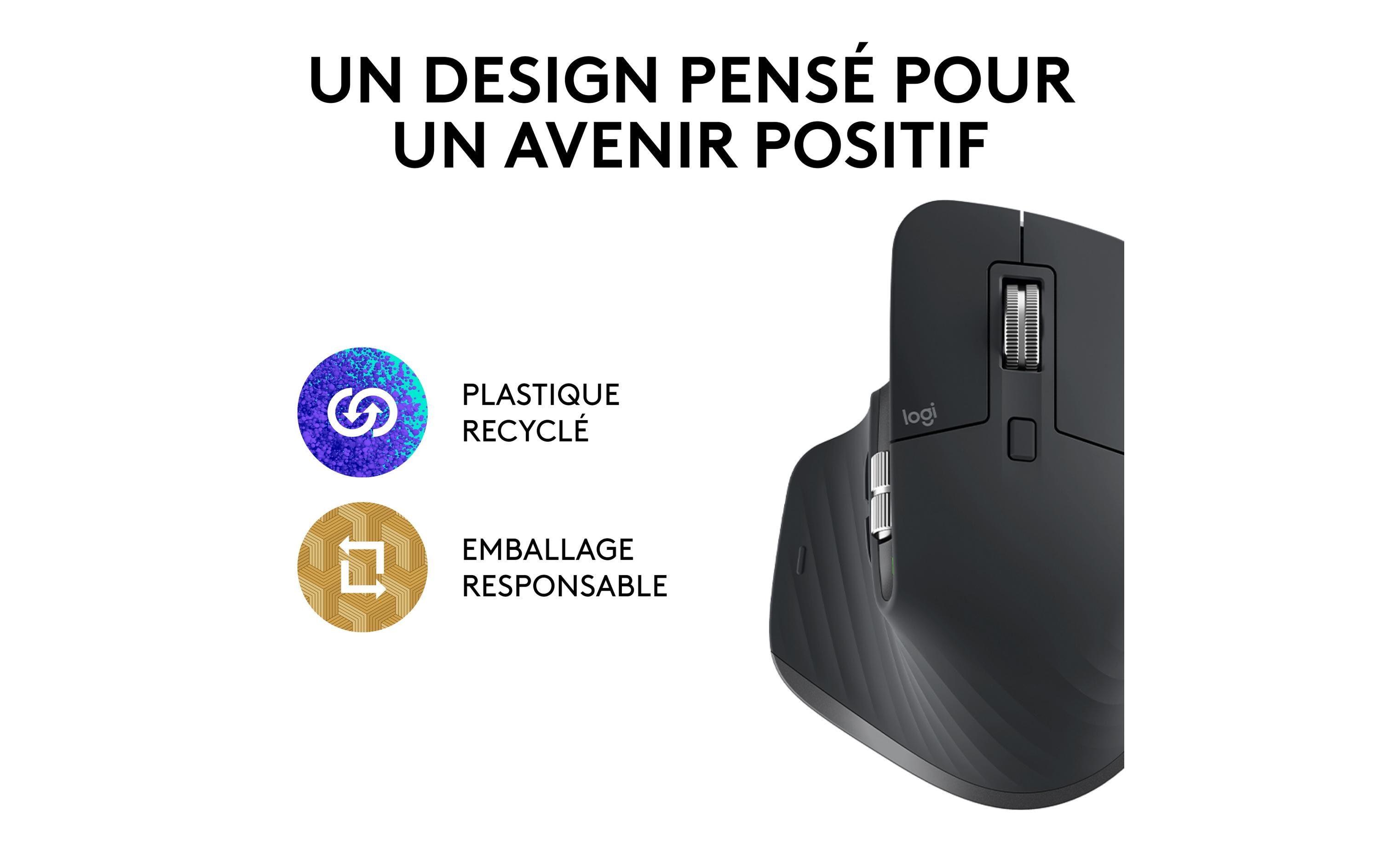 Logitech Souris MX Master 3S Graphite 3