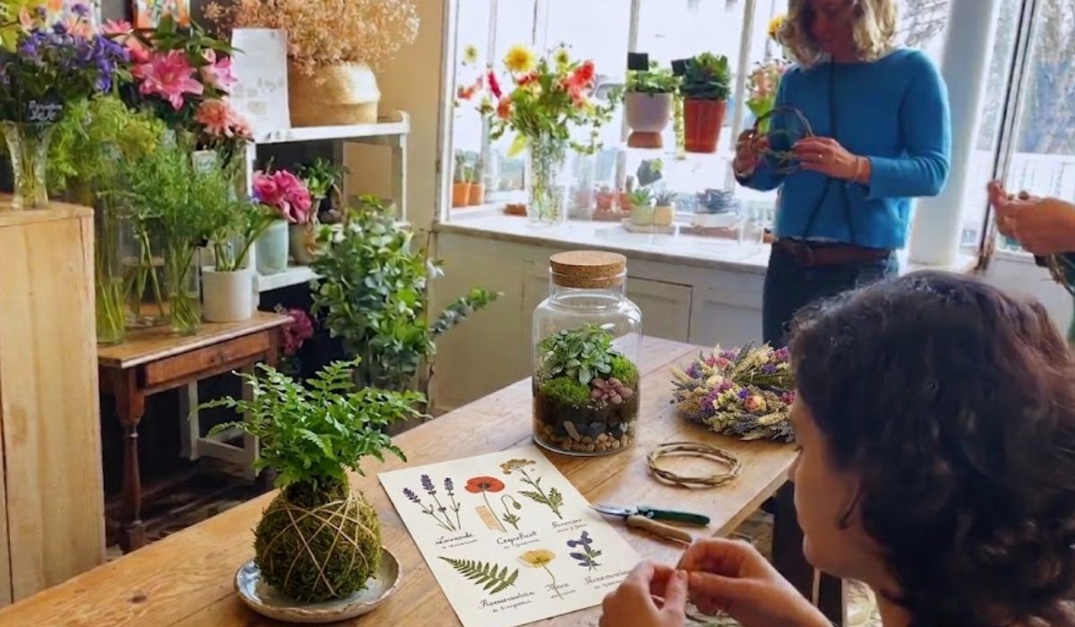 Découvrez l'art floral et végétal et créez avec les fleurs et les plantes