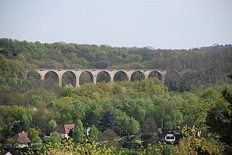 Ville Porte du PNR de la Haute Vallée de Chevreuse : Bures-sur-Yvette et le viaduc des Fauvettes