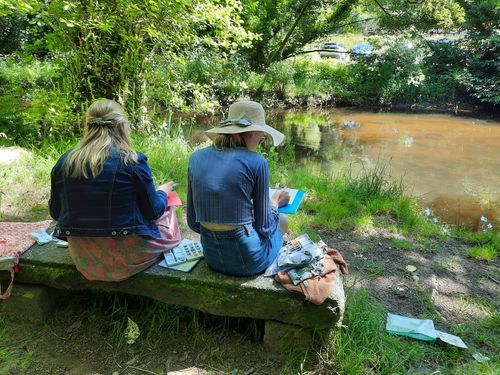 Créer son carnet de nature à Pont-Aven