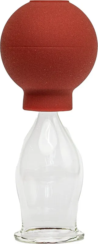 Schröpfglas mit Ball