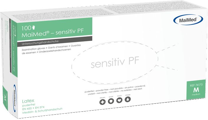 Latexhandschuhe sensitiv PF